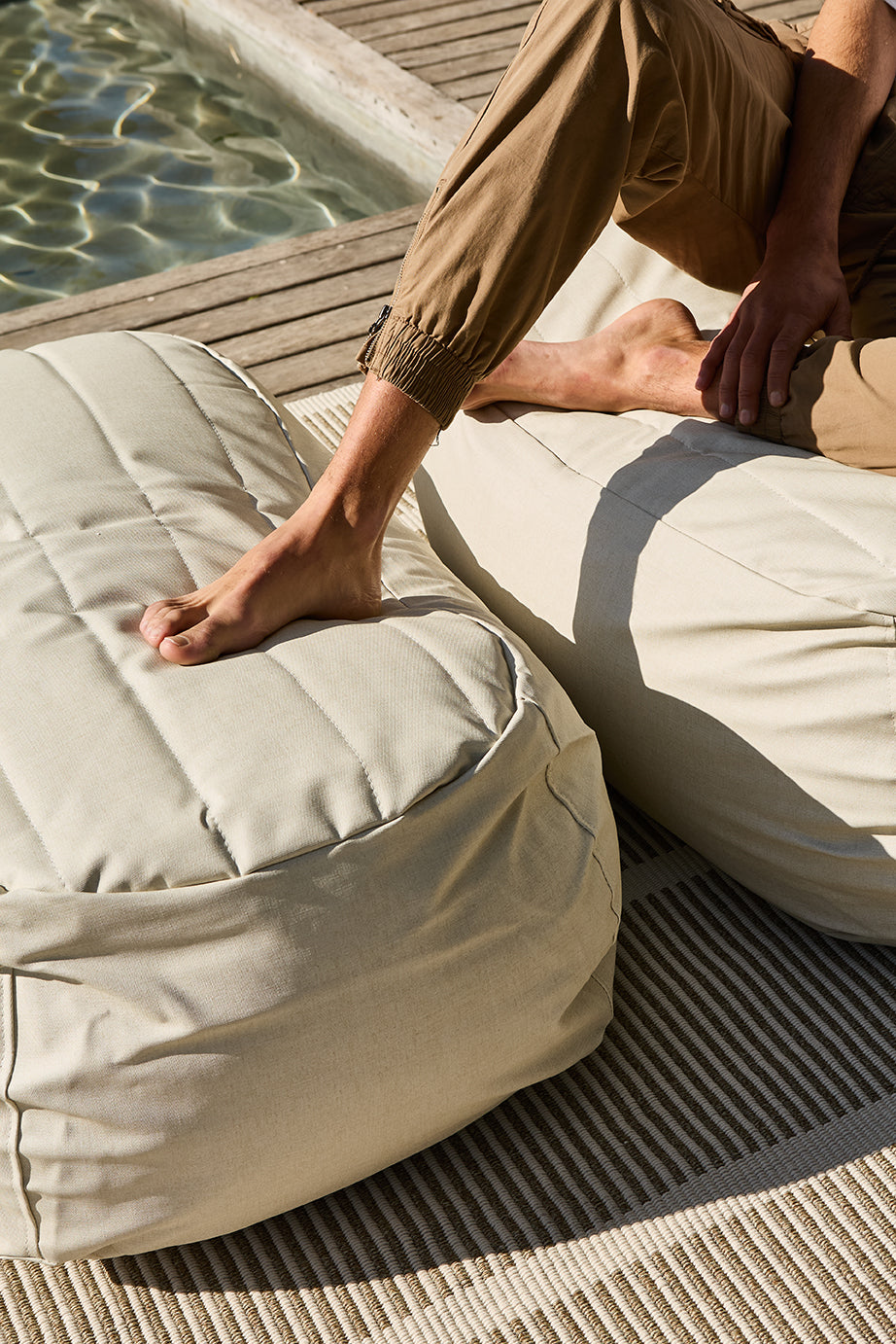 Sofá Lounge Exterior Natural