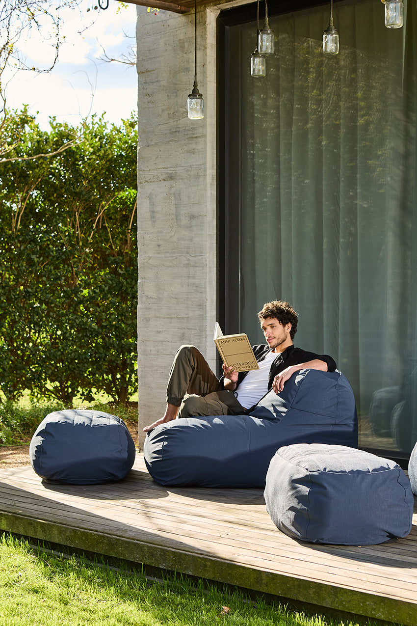 Sofá Lounge Exterior Azul Navy