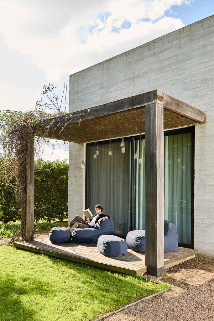 Sofá Lounge Exterior Azul Navy