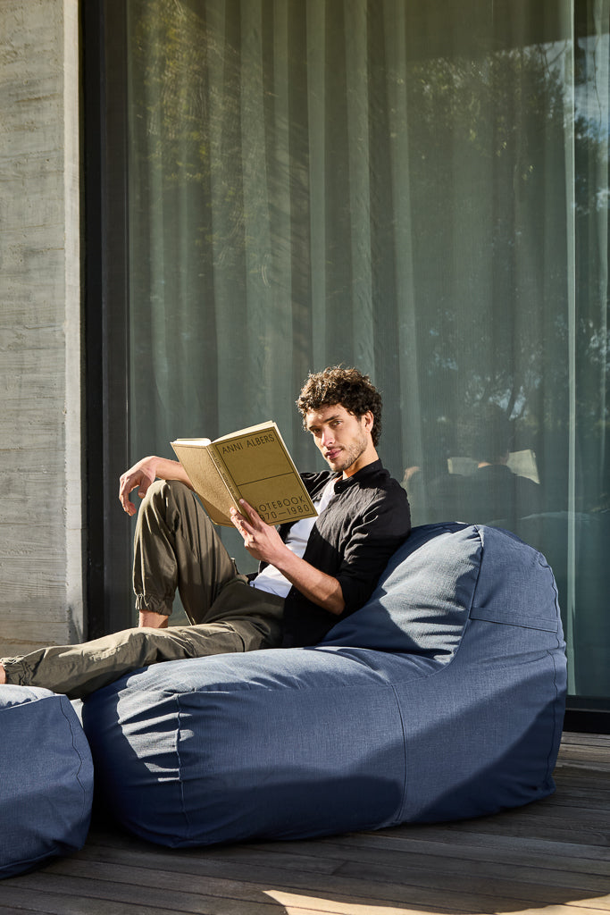 Sofá Lounge Exterior Azul Navy