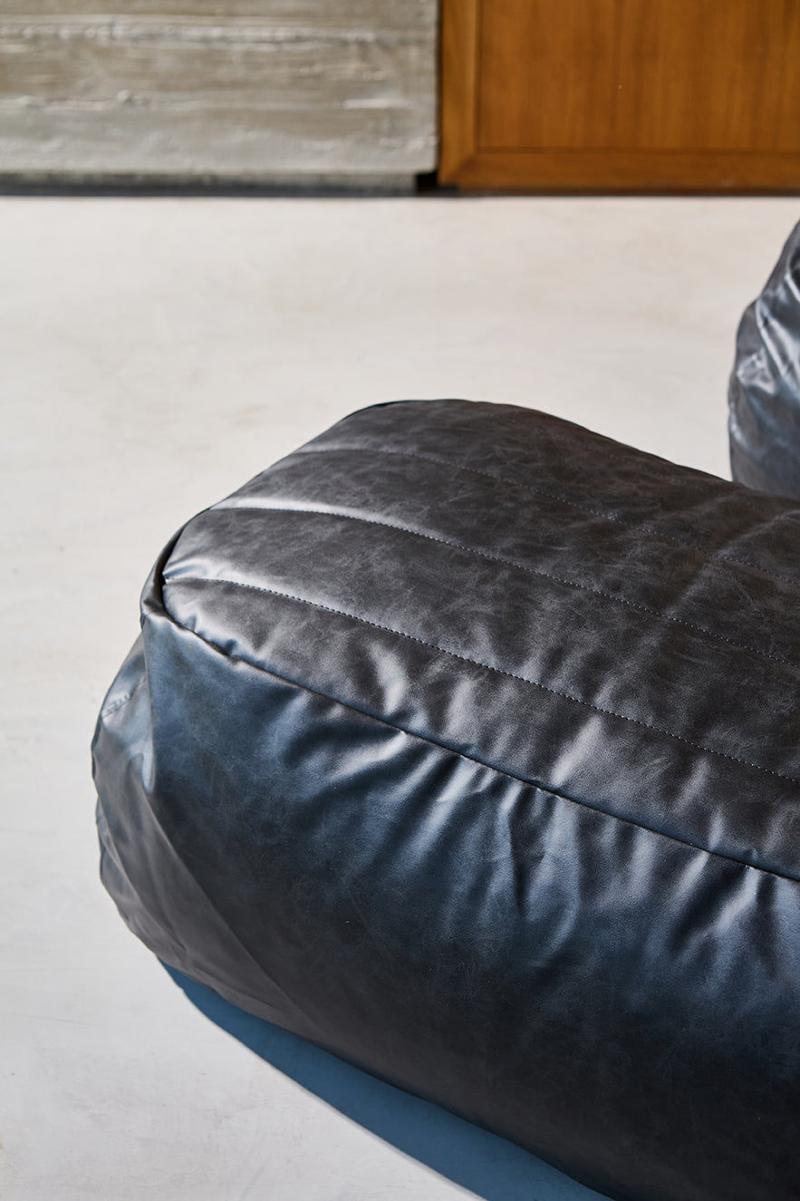 Cuero Vegano Vintage Black